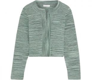 Varda Cropped Cardigan by Sandro at Sandro